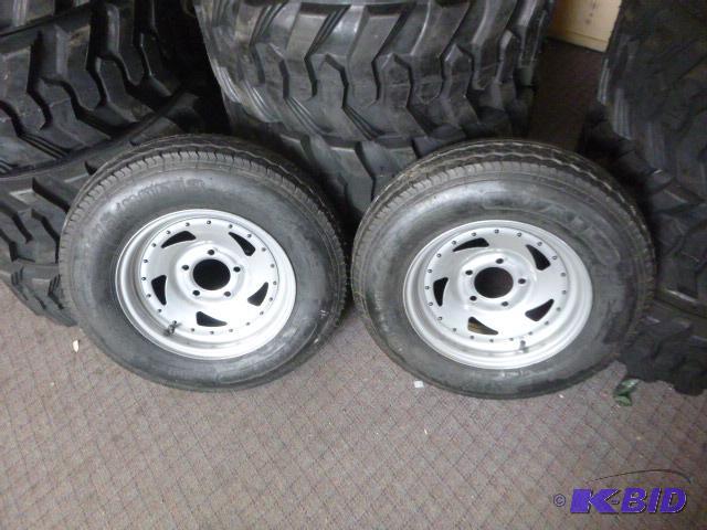 2 Vail Tires ST17580 D13, 6 PR Load Range C,...