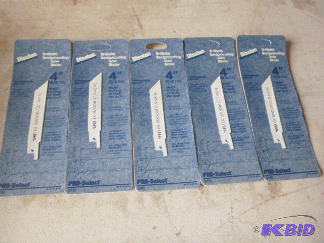 5 Disston Bi-Metal Reciprocating Saw Blades 4...