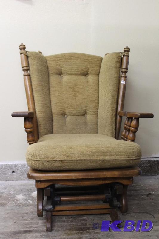 Glider Rocker&nbsp  Upholstery could use a c...