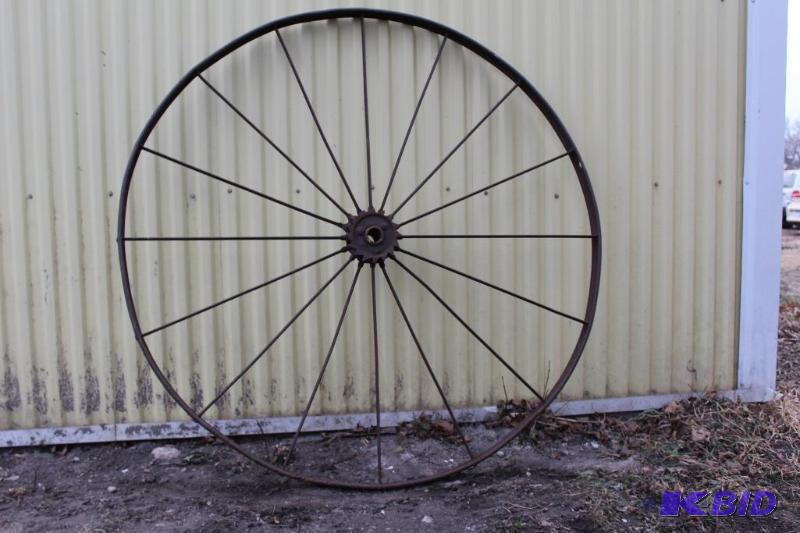 Large Antique Steel Wheel&nbsp...