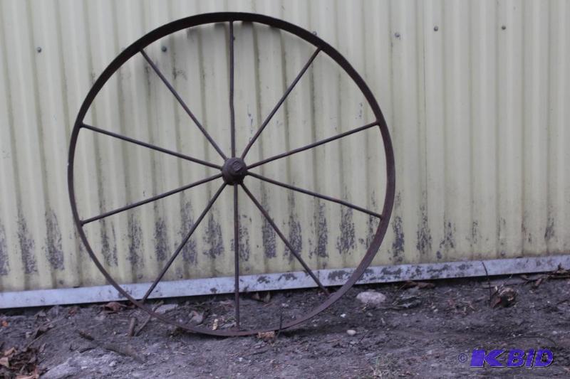 Large Antique Steel Wheel...