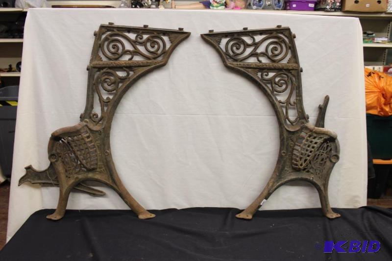 Antique School Desk Sides&nbsp...