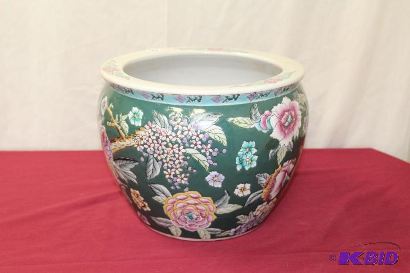 Hand Painted&nbspAsian Pottery Sealed  Stam...