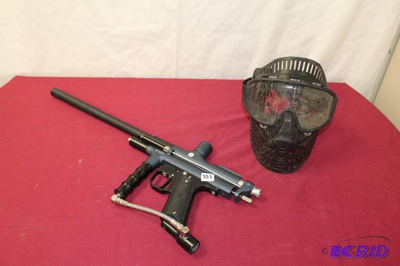 Paint Ball Gun and Mask&nbsp...