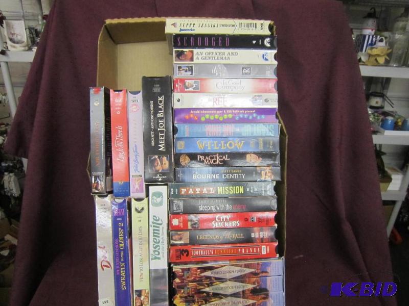 lot 394 image: Box of 27 VHS Movies