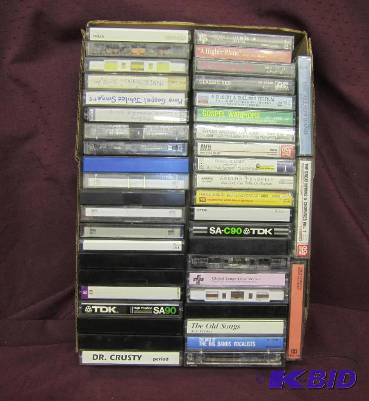 lot 455 image: BOX LOT - Cassette Tapes
