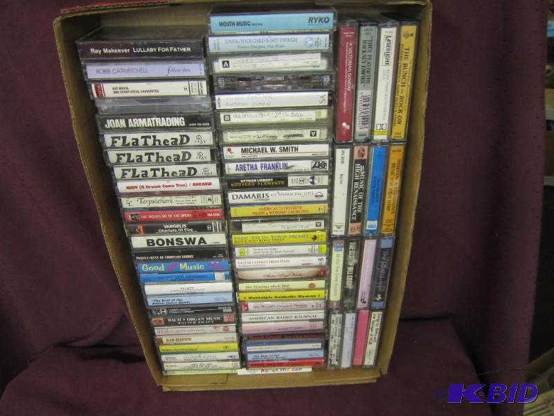 lot 456 image: BOX LOT - Cassette Tapes