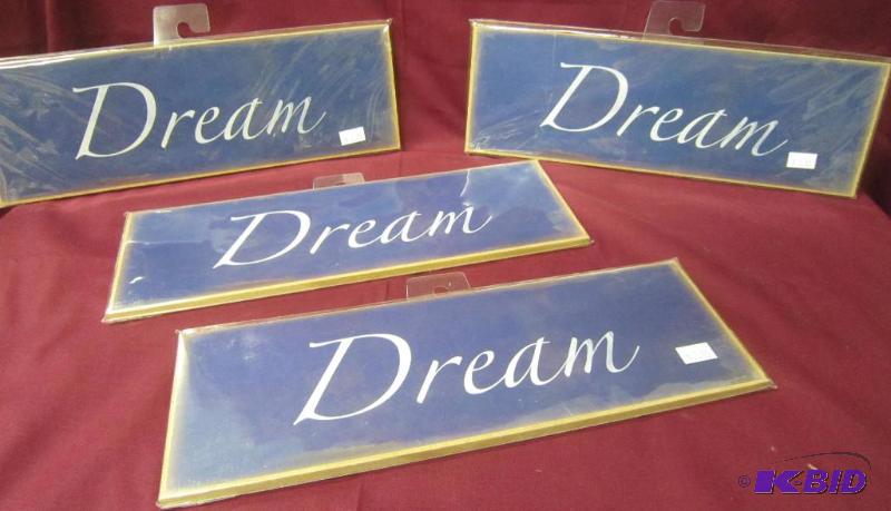 lot 471 image: Lot of 4 Dream Signs