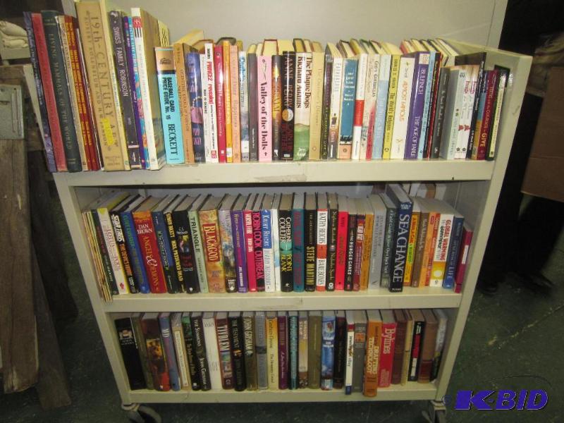 lot 577 image: 3 Full Shelves of Books