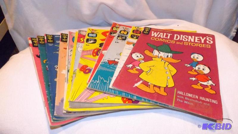 12 cent comic books, some disney...
