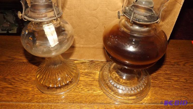 Two Oil Lamps...