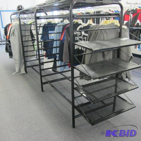 lot 27 image: Clothing Display Racks