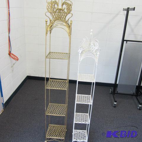 lot 31 image: Two Fancy Tower Shelves