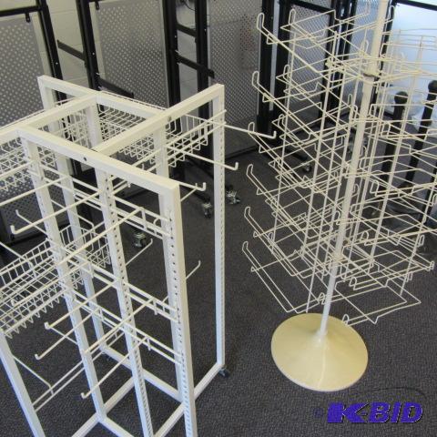 lot 40 image: Square & Revolving Display Stands