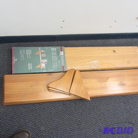lot 66 image: New Wooden Shelving
