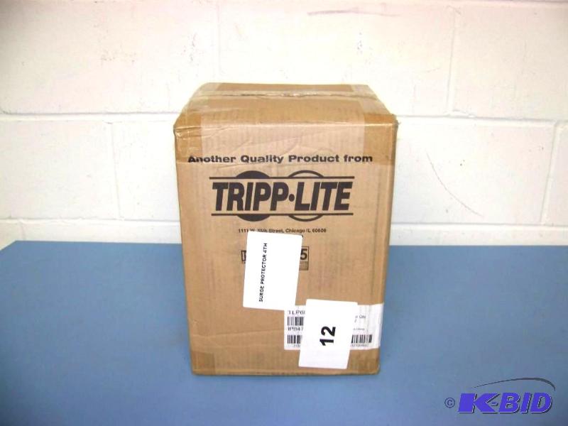 lot 38 image: (12) Tripp Lite, 6 Outlet, Surge Suppressors - BRAND NEW