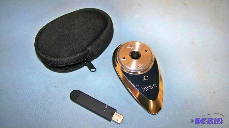 lot 46 image: SMK Link, Wireless Computer Mouse Remote Control and USB Receiver