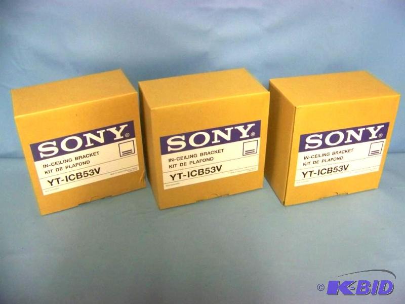 lot 48 image: (3) Sony, CCTV  Surveillance Camera Ceiling Kits - BRAND NEW