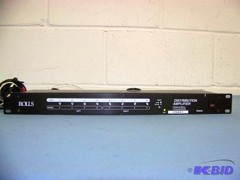 lot 59 image: Rolls, Distribution Amplifier  Amp