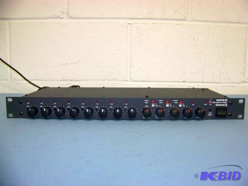 lot 60 image: Biamp, Advantage One, Microphone  Mic Mixer
