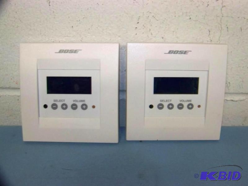 lot 74 image: (2) Bose, In-Wall, Control Panels
