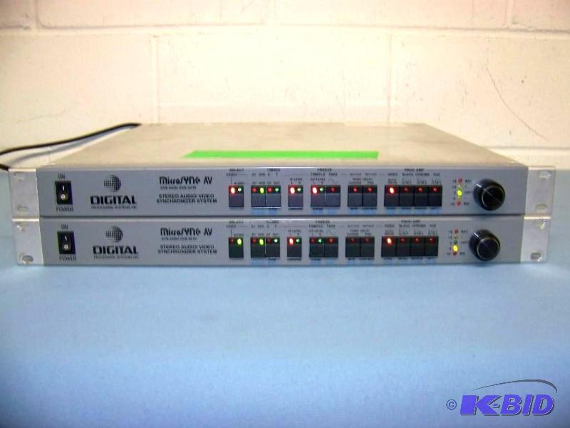 lot 75 image: Digital Processing Systems (DPS), MicroSync, Stereo Audio  Video Synchronizer Systems