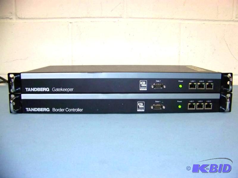 lot 76 image: (1) Tandberg, Gatekeeper and (1) Tandberg, Border Controller