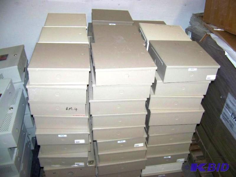 lot 77 image: (80) Metal, Power  Control  System Boxes