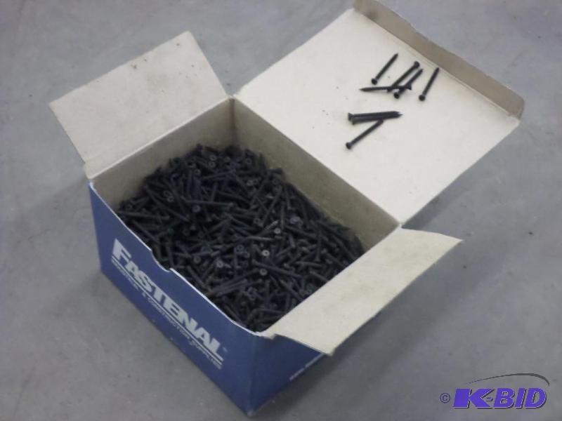 lot 25 image: Fastenal 6x1 58 Trim Screws, Approx 12 Box ...