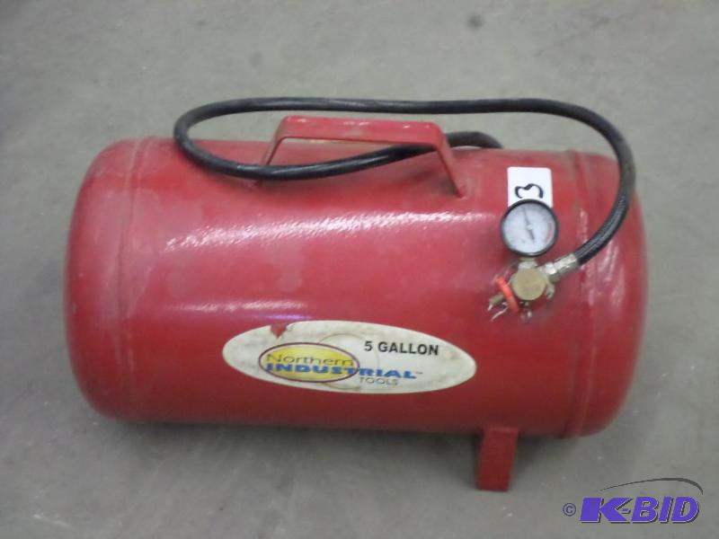lot 3 image: Northern 5-Gallon Portable Air Tank...