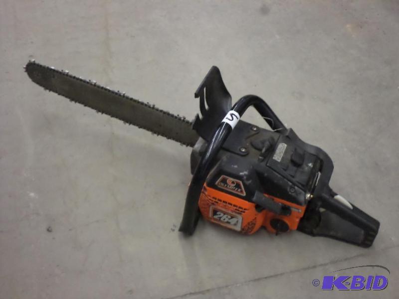 lot 5 image: Olympik 264 Chainsaw, Runs Well, Starts Hard ...