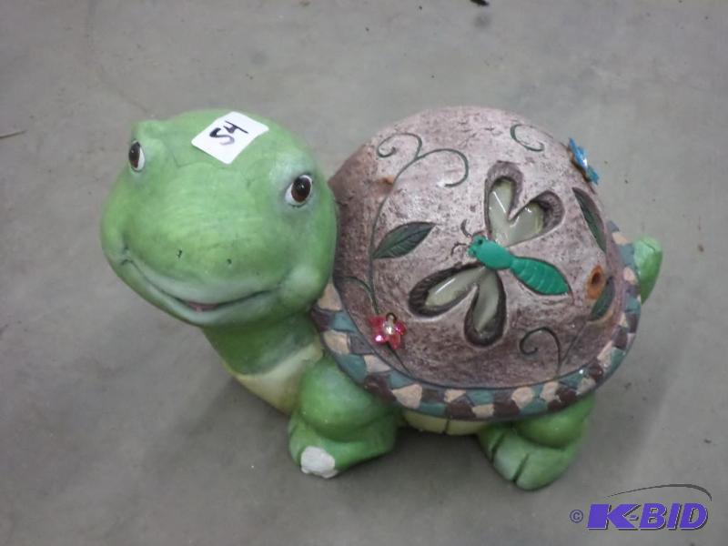 lot 54 image: 10&quotx14" Turtle GardenLawn Ornament...