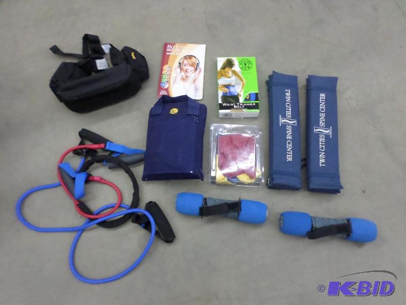lot 69 image: Lot Of Misc Exercise Equipment & Etc...