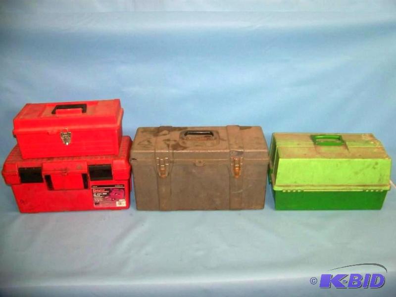 lot 20 image: (4) Tool Boxes  Chests