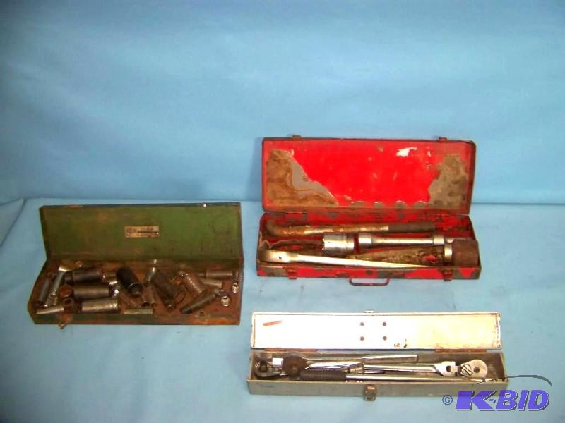 lot 23 image: (3) Socket Cases