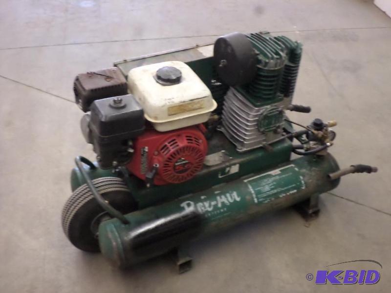 Rol-Air Twin Tank Contractors Air Compressor ...