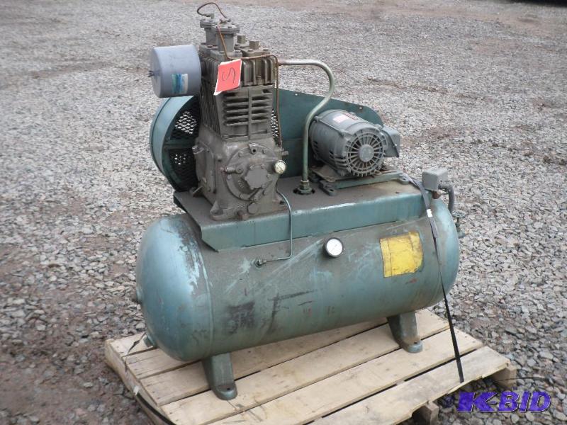 Industrial 60-Gallon Air Compressor, 200-230...