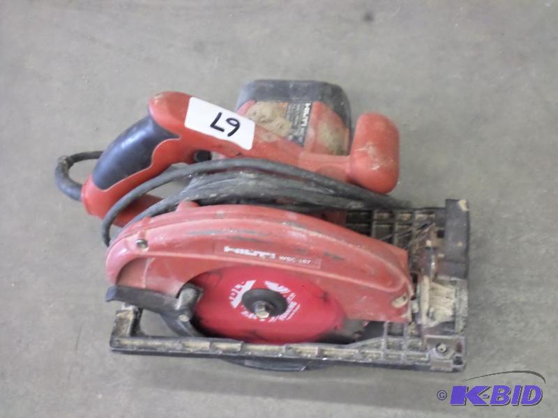 Hilti WSC-167 7.25&quot Circular Saw...