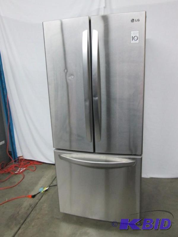 LG 22 CU.FT. LARGE CAPACITY 30 FRENCH DOOR REFRIGERATOR