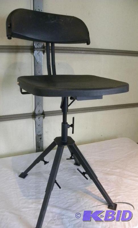 Ground Blind Seat, 4 steel adjustable legs, 3...