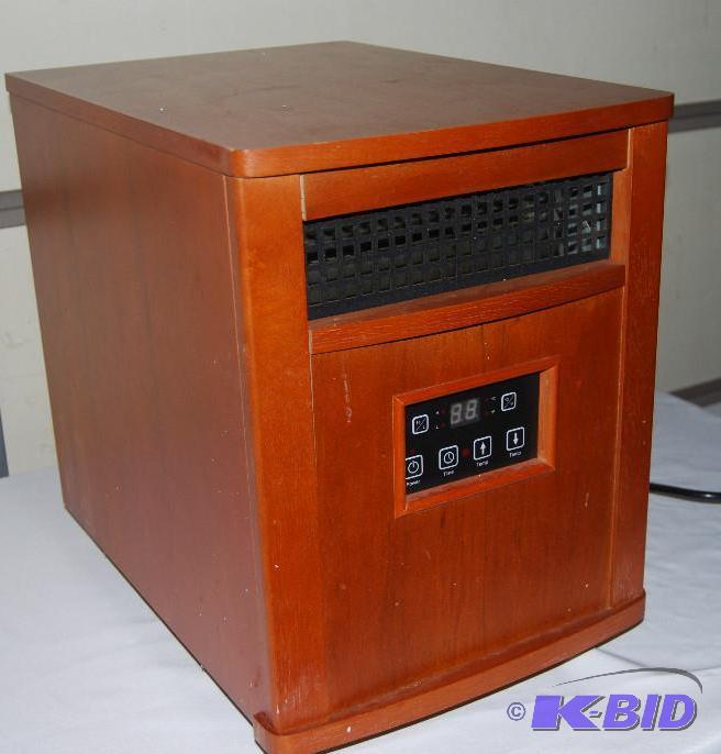 1500W Infrared Heater, all wood cabinet, 6 in...