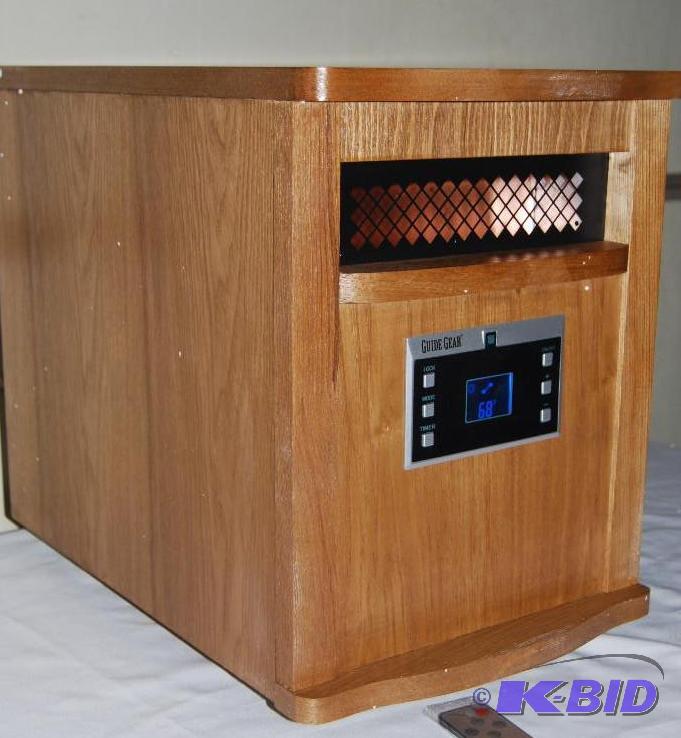 1500W Infrared Heater, all wood cabinet, 6 in...
