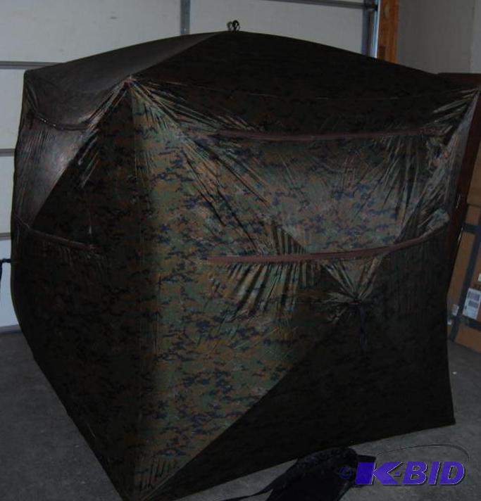 Five Hub Ground Blind, digi camo, scent conta...