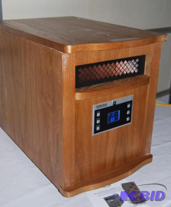 1500W Infrared Heater, all wood cabinet, 6 in...