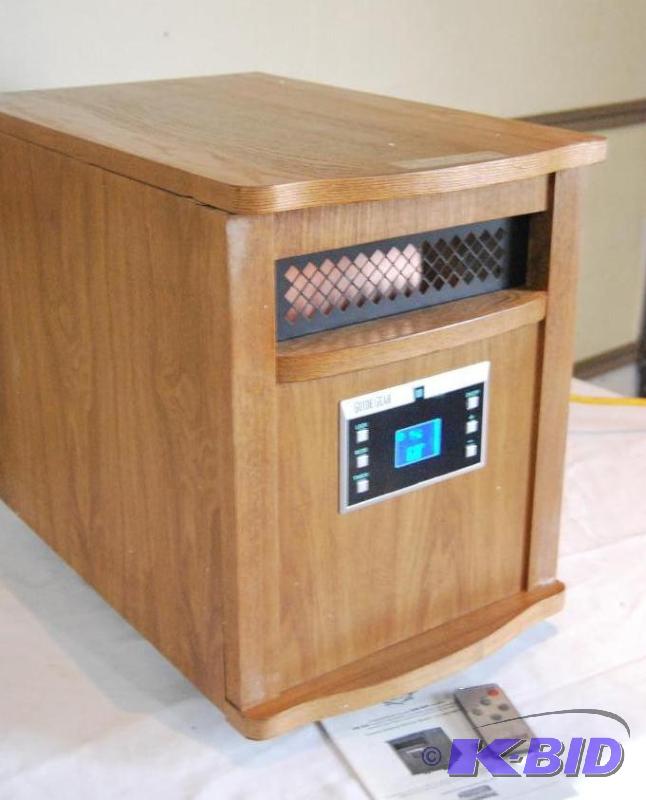 1500W Infrared Heater, all wood cabinet, 6 in...