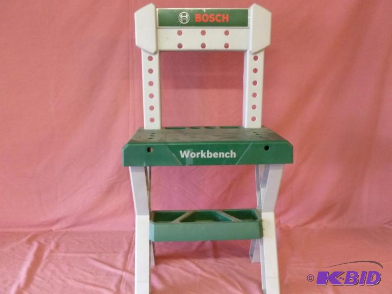 lot 133 image: Bosch kids plastic workbench. ...
