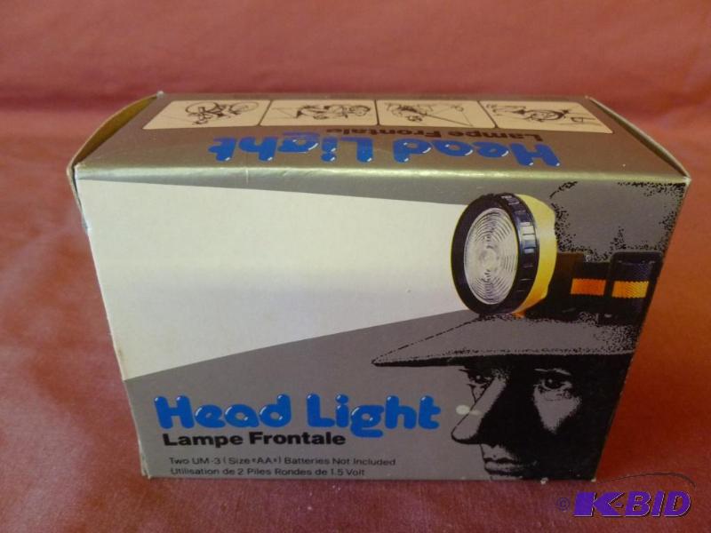 lot 147 image: Cap head light, brand new in the box. ...
