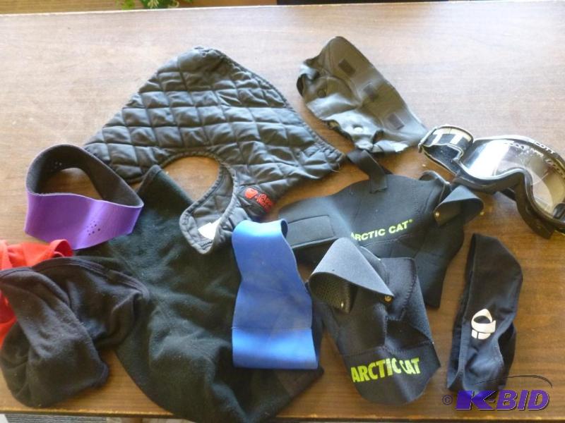 lot 152 image: Large lot of snowmobiling items that includes...