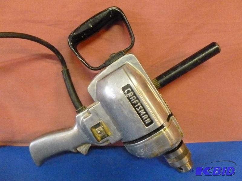 lot 31 image: Craftsman heavy duty 13 h.p 12" drill ...