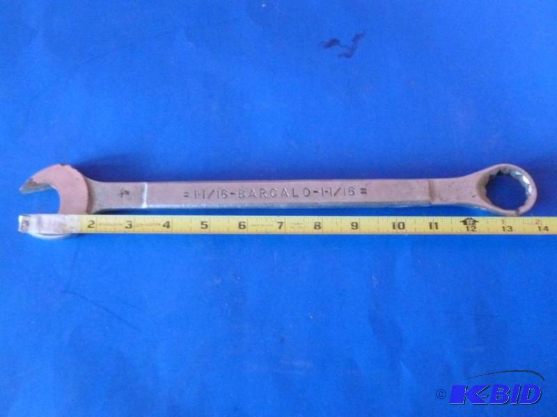 lot 45 image: Large Barcalo wrench - 1 116, measures 14&qu...